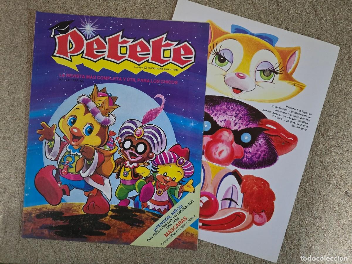 C&oacute;mics: Revista Petete 104 + Mascaras.Editorial P.T.T.