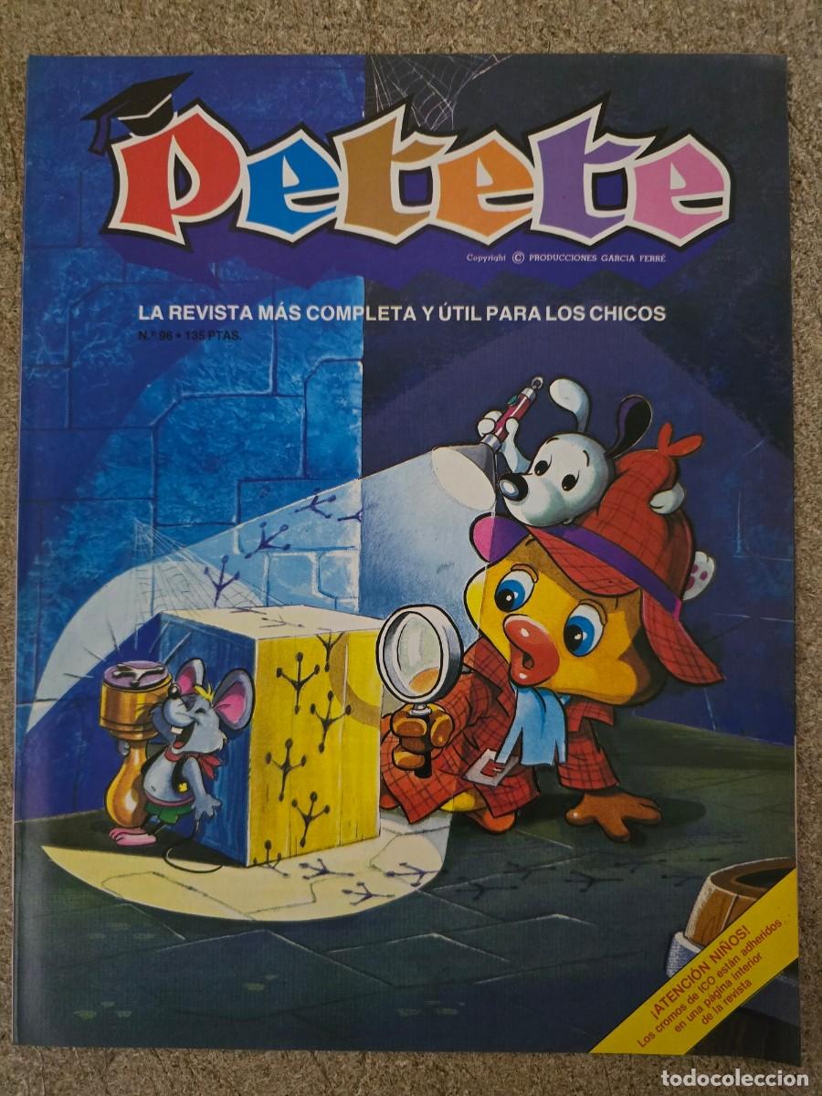 C&oacute;mics: Revista Petete 96.Editorial P.T.T.