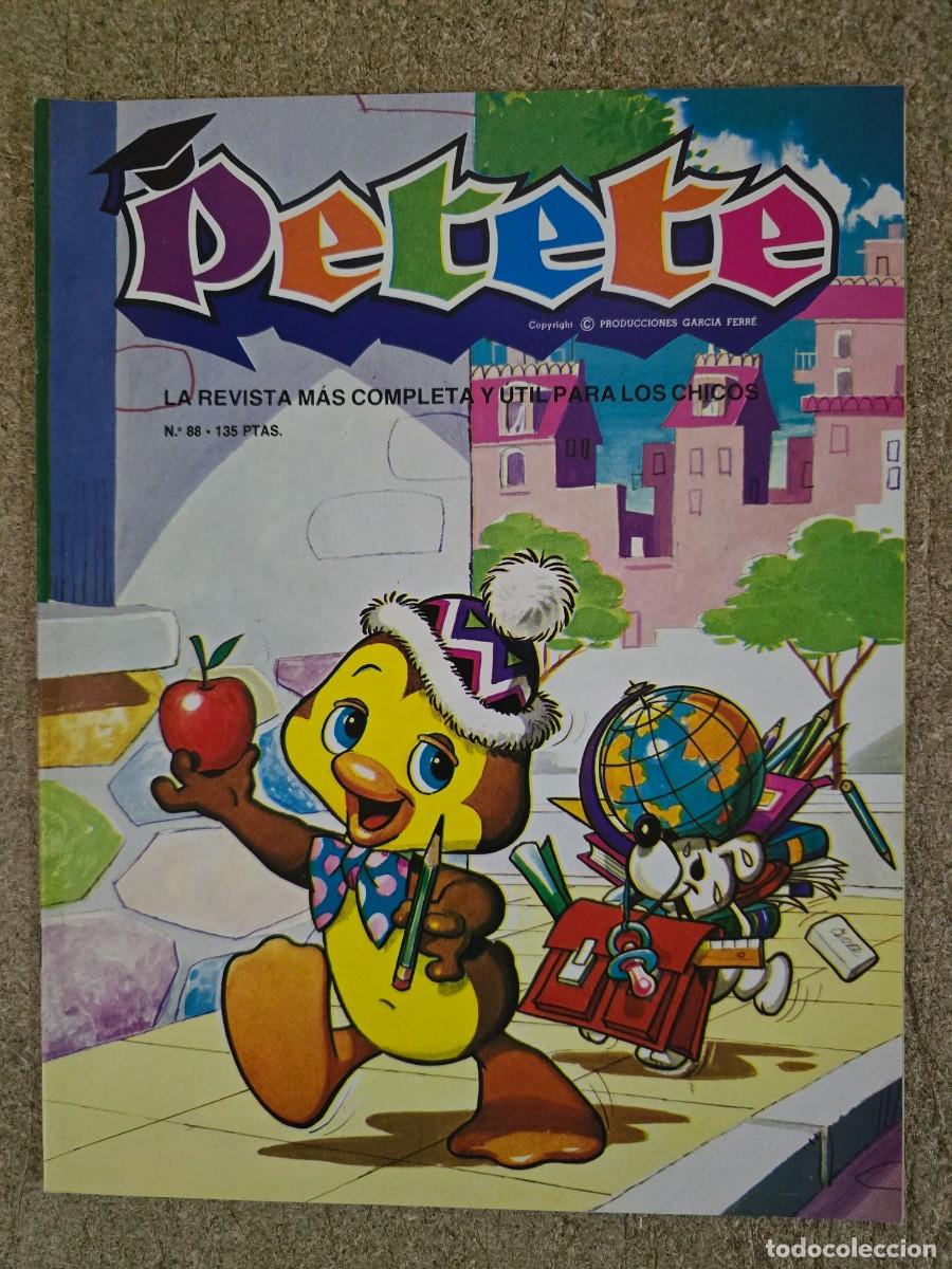 C&oacute;mics: Revista Petete 88.Editorial P.T.T.