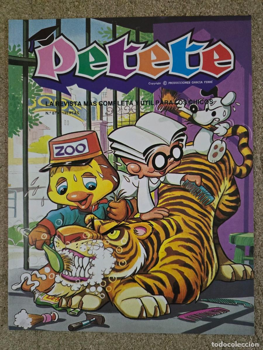 C&oacute;mics: Revista Petete 87.Editorial P.T.T.