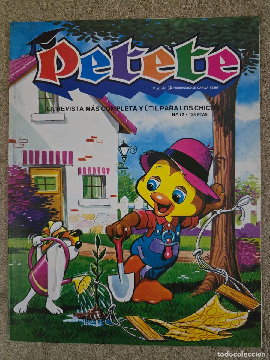 C&oacute;mics: Revista Petete 72.Editorial P.T.T.