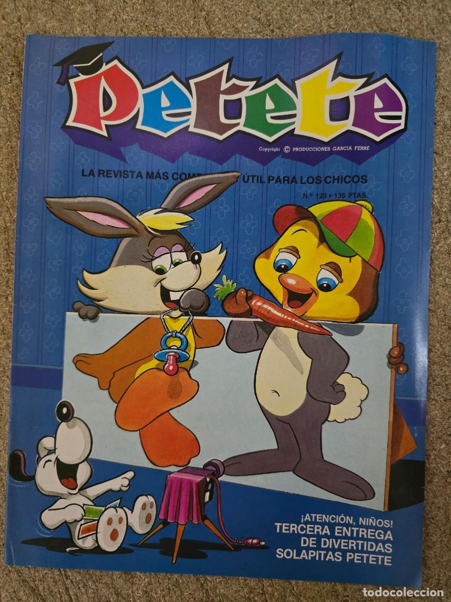 C&oacute;mics: Revista Petete 123.Editorial P.T.T.