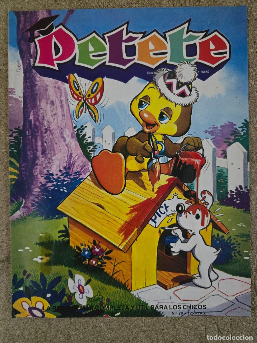 C&oacute;mics: Revista Petete 70.Editorial P.T.T.