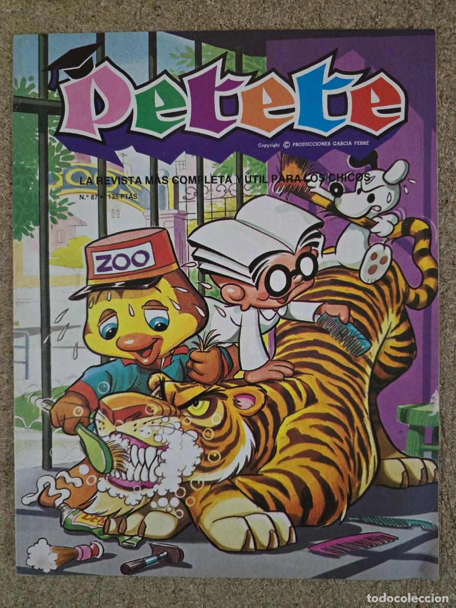 C&oacute;mics: Revista Petete 87.Editorial P.T.T.