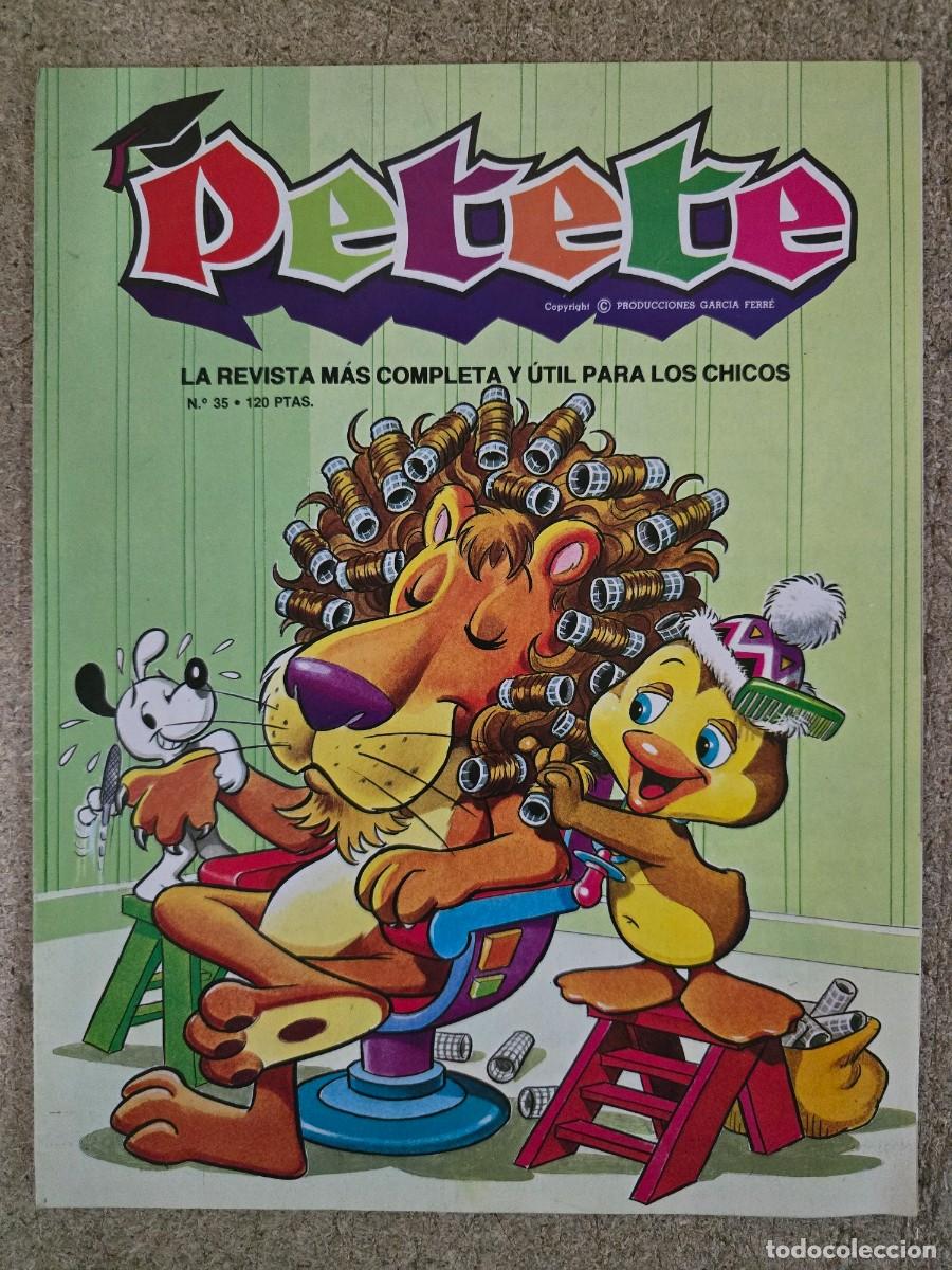 C&oacute;mics: Revista Petete 35.Editorial P.T.T.