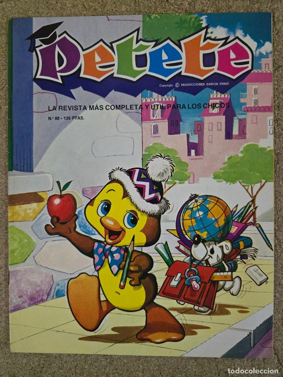 C&oacute;mics: Revista Petete 88.Editorial P.T.T.