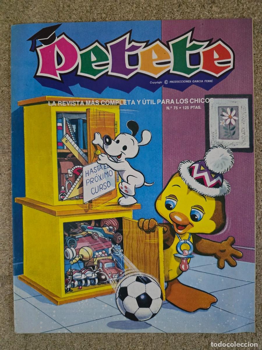 C&oacute;mics: Revista Petete 75.Editorial P.T.T.