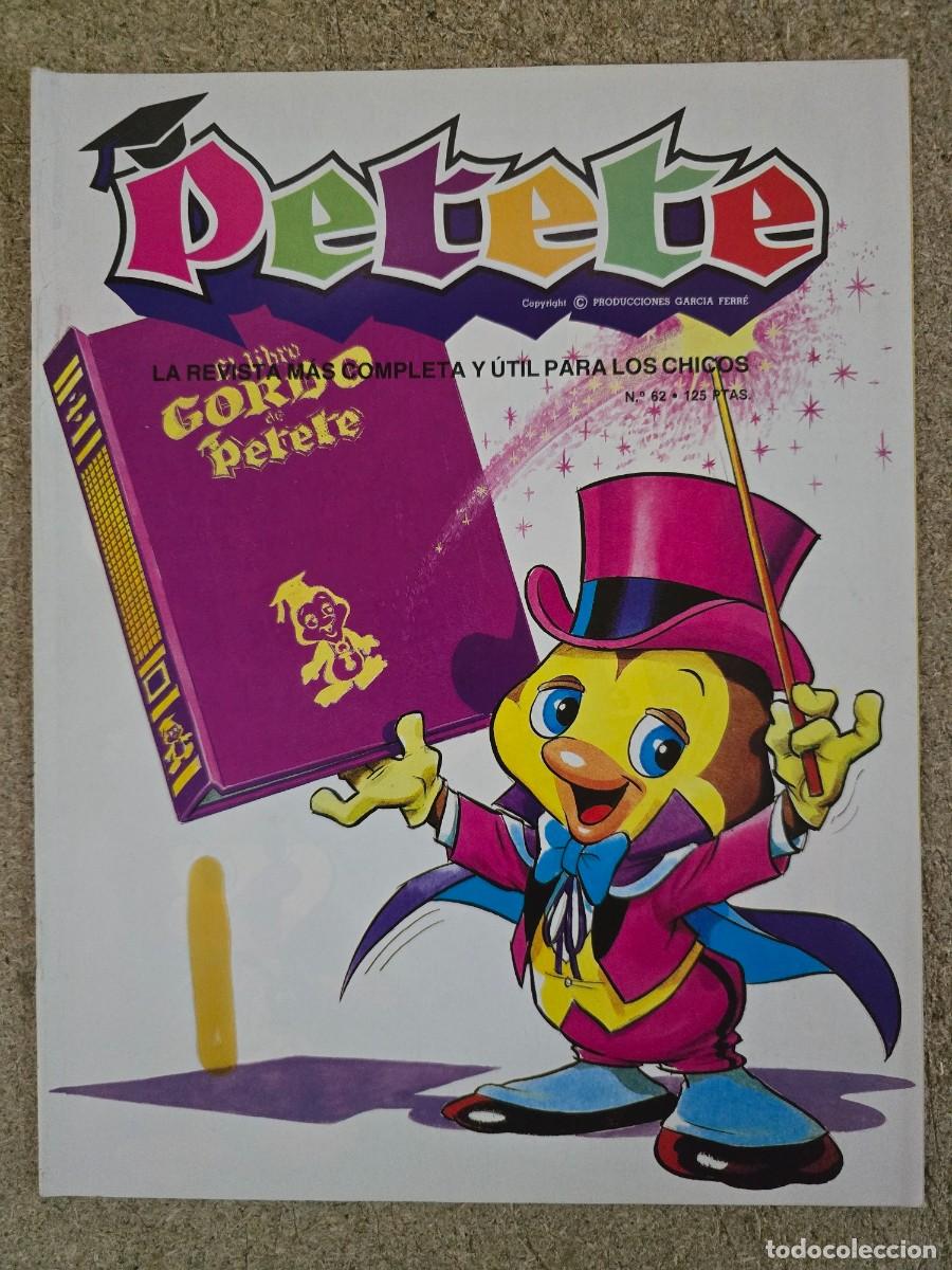 C&oacute;mics: Revista Petete 62.Editorial P.T.T.