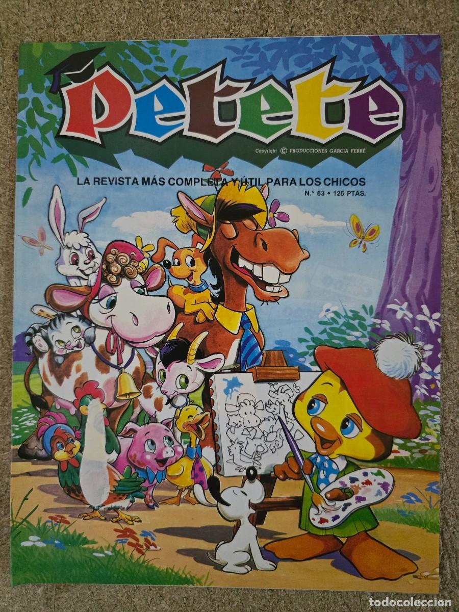 C&oacute;mics: Revista Petete 63.Editorial P.T.T.