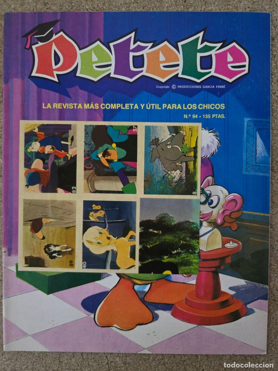 C&oacute;mics: Revista Petete 94 + Cromos.Editorial P.T.T.