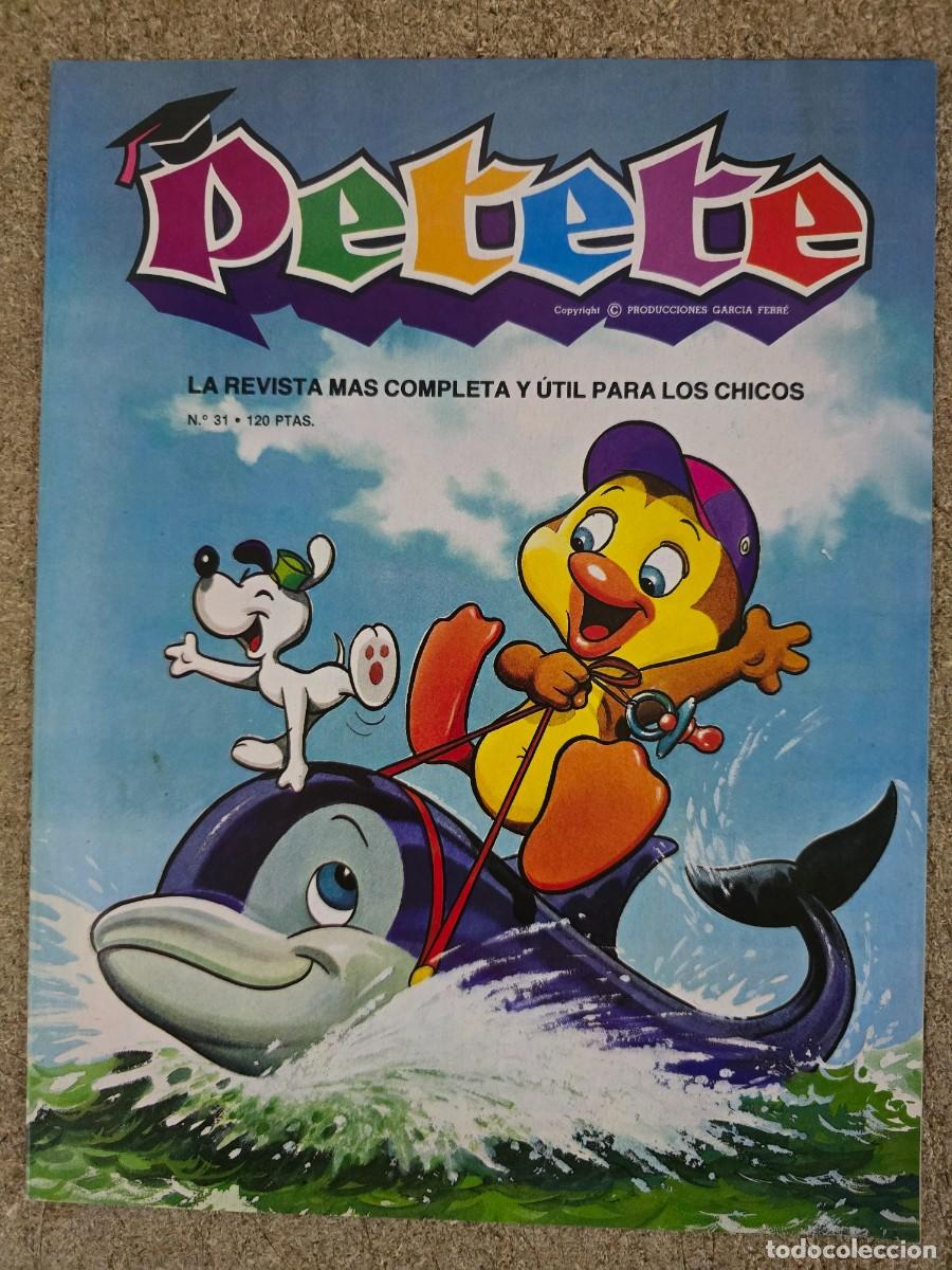 C&oacute;mics: Revista Petete 31.Editorial P.T.T.
