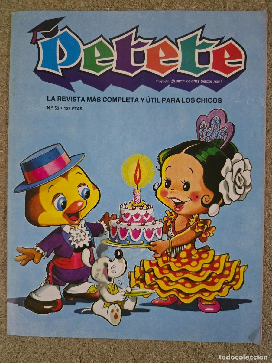 C&oacute;mics: Revista Petete 53.Editorial P.T.T.