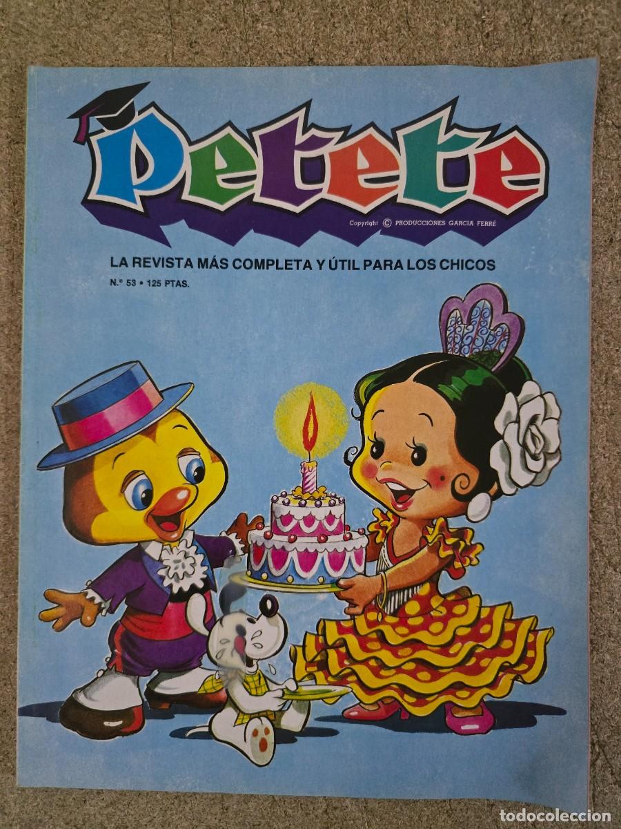 C&oacute;mics: Revista Petete 53.Editorial P.T.T.
