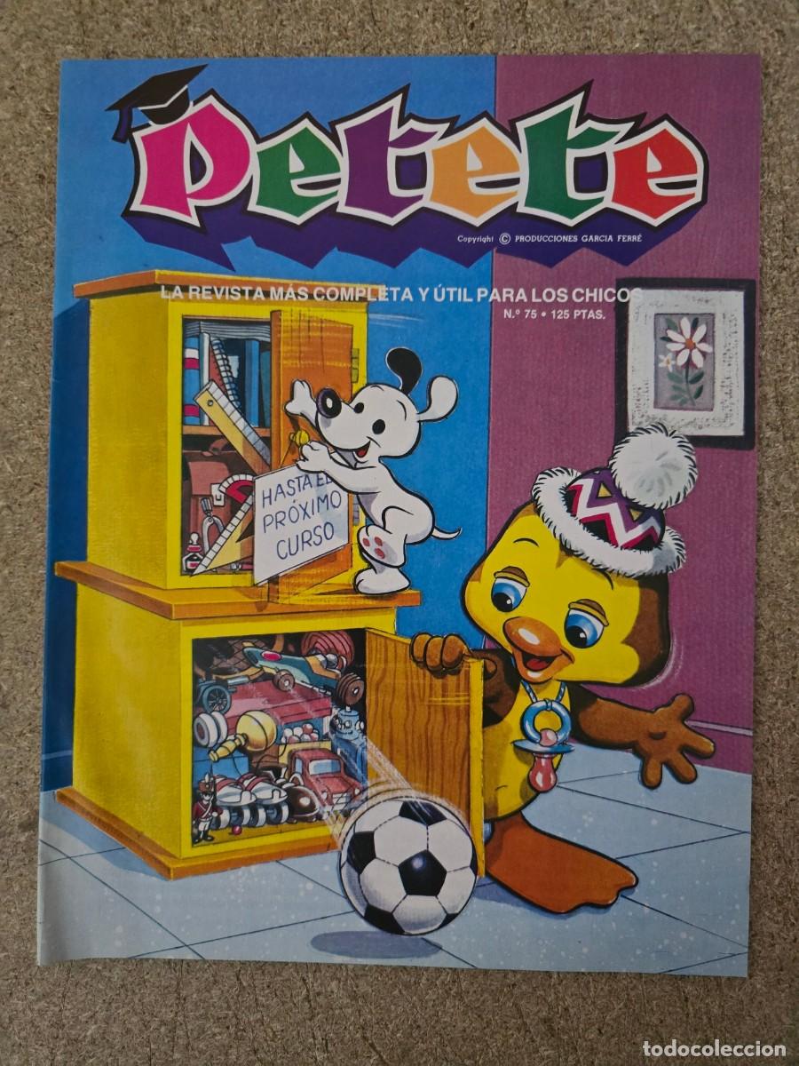 C&oacute;mics: Revista Petete 75.Editorial P.T.T.
