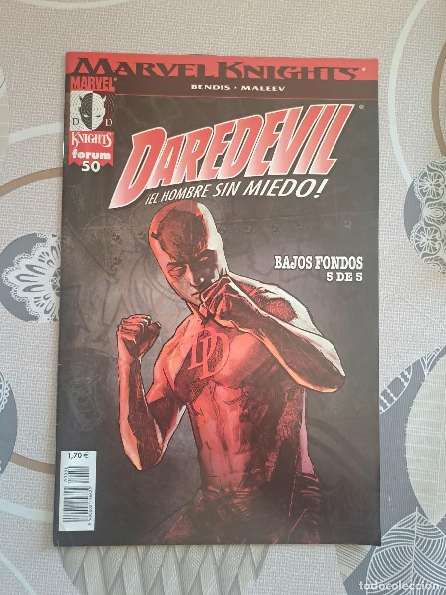 C&oacute;mics: Daredevil 50, Marvel Knights, F&oacute;rum en muy buen estado Bolsa DA
