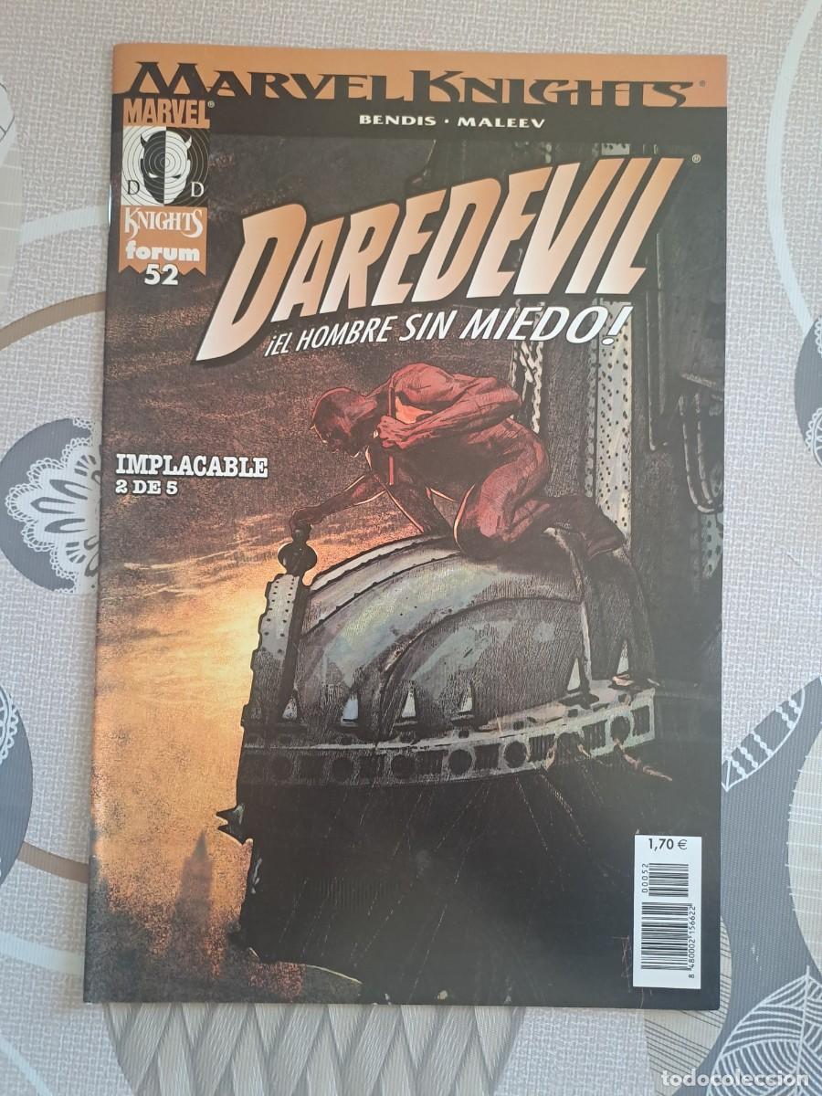 C&oacute;mics: Daredevil 52, Marvel Knights, F&oacute;rum en muy buen estado Bolsa DA - Foto 1
