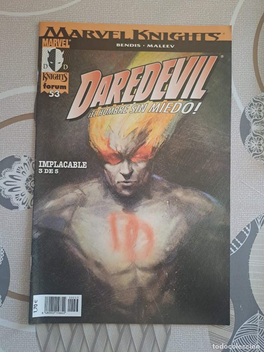 C&oacute;mics: Daredevil 53, Marvel Knights, F&oacute;rum en muy buen estado Bolsa DA