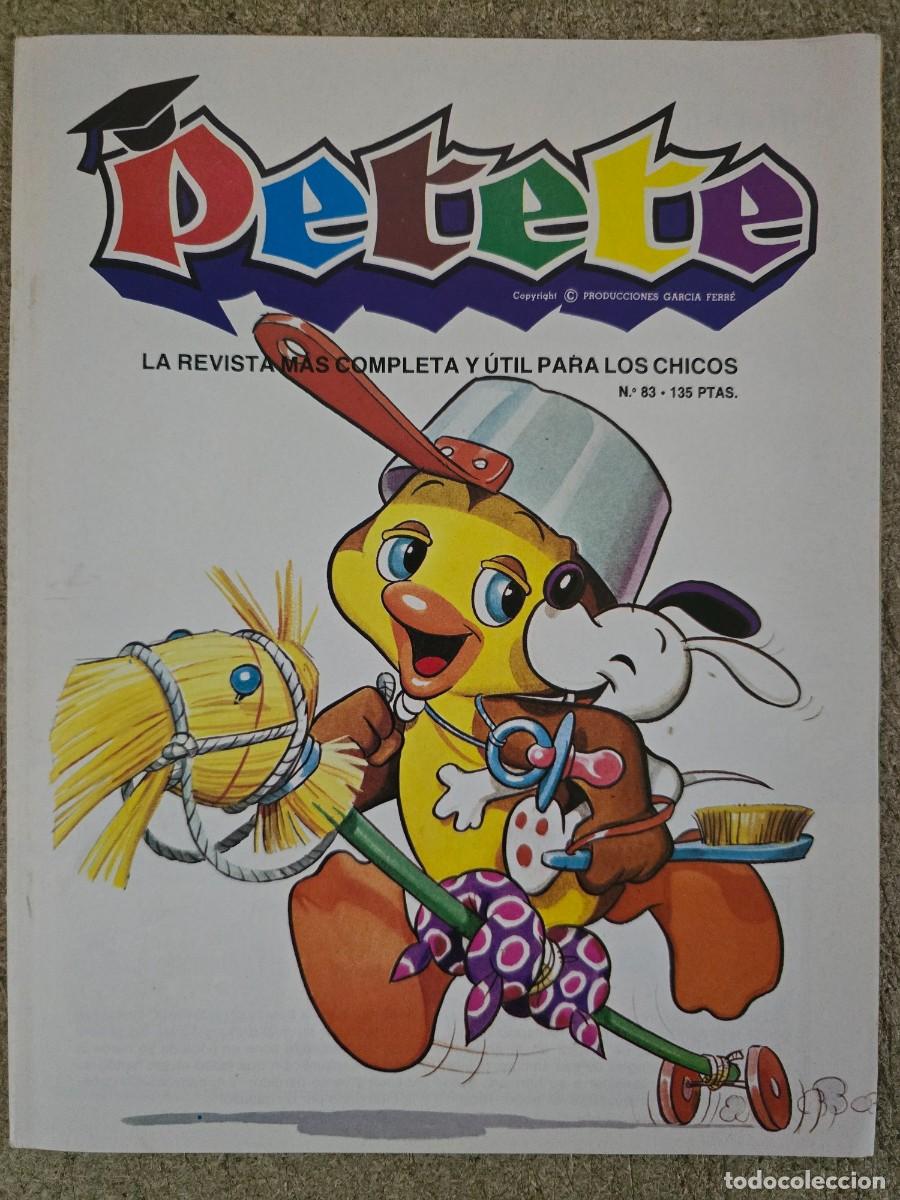 C&oacute;mics: Revista Petete 83.Editorial P.T.T.