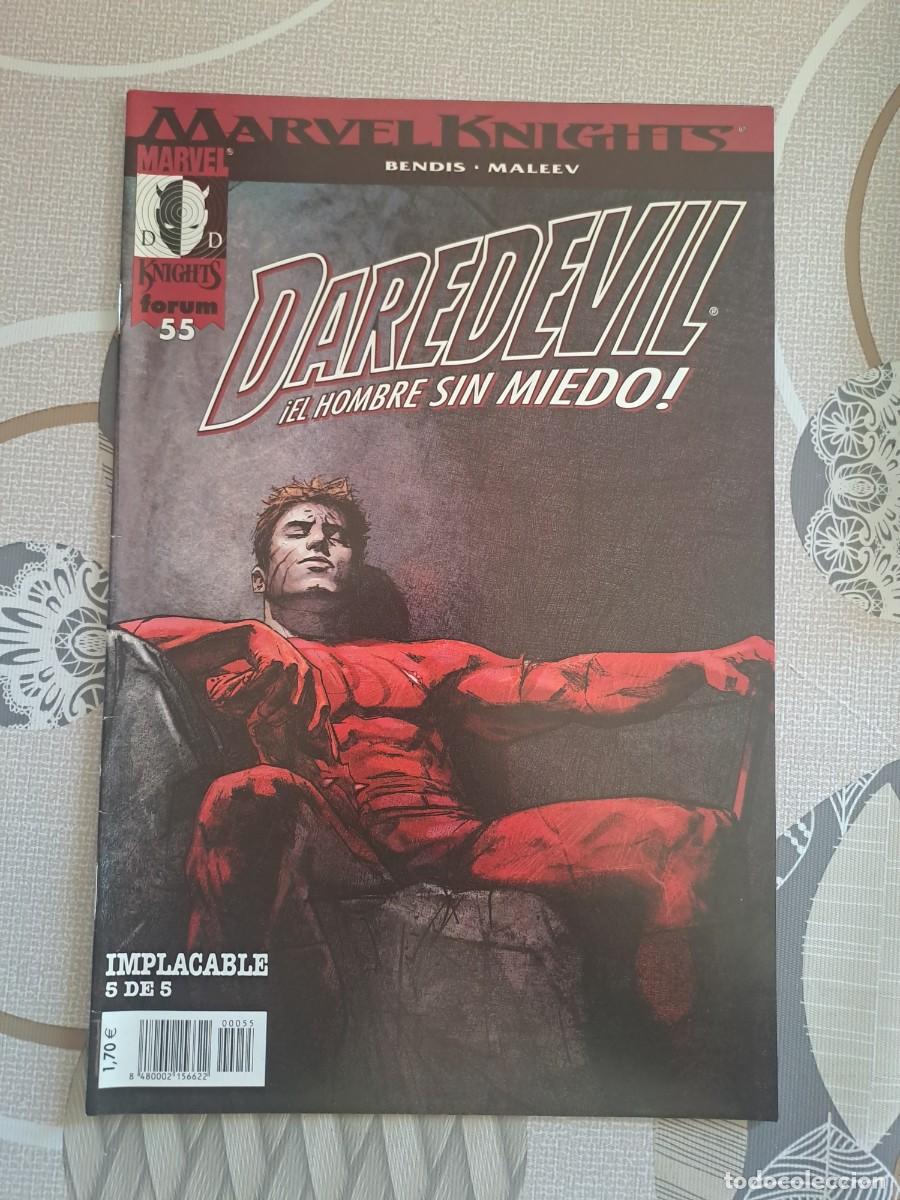 C&oacute;mics: Daredevil 55, Marvel Knights, F&oacute;rum en muy buen estado Bolsa DA