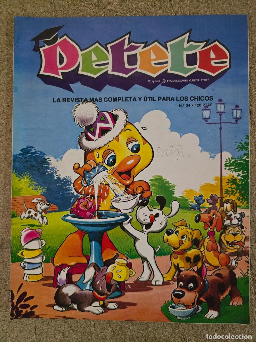 C&oacute;mics: Revista Petete 34.Editorial P.T.T.