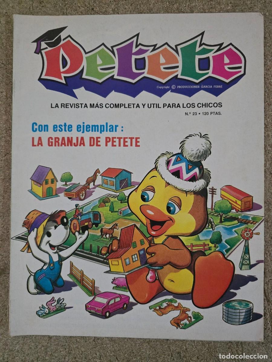 C&oacute;mics: Revista Petete 23.Editorial P.T.T.