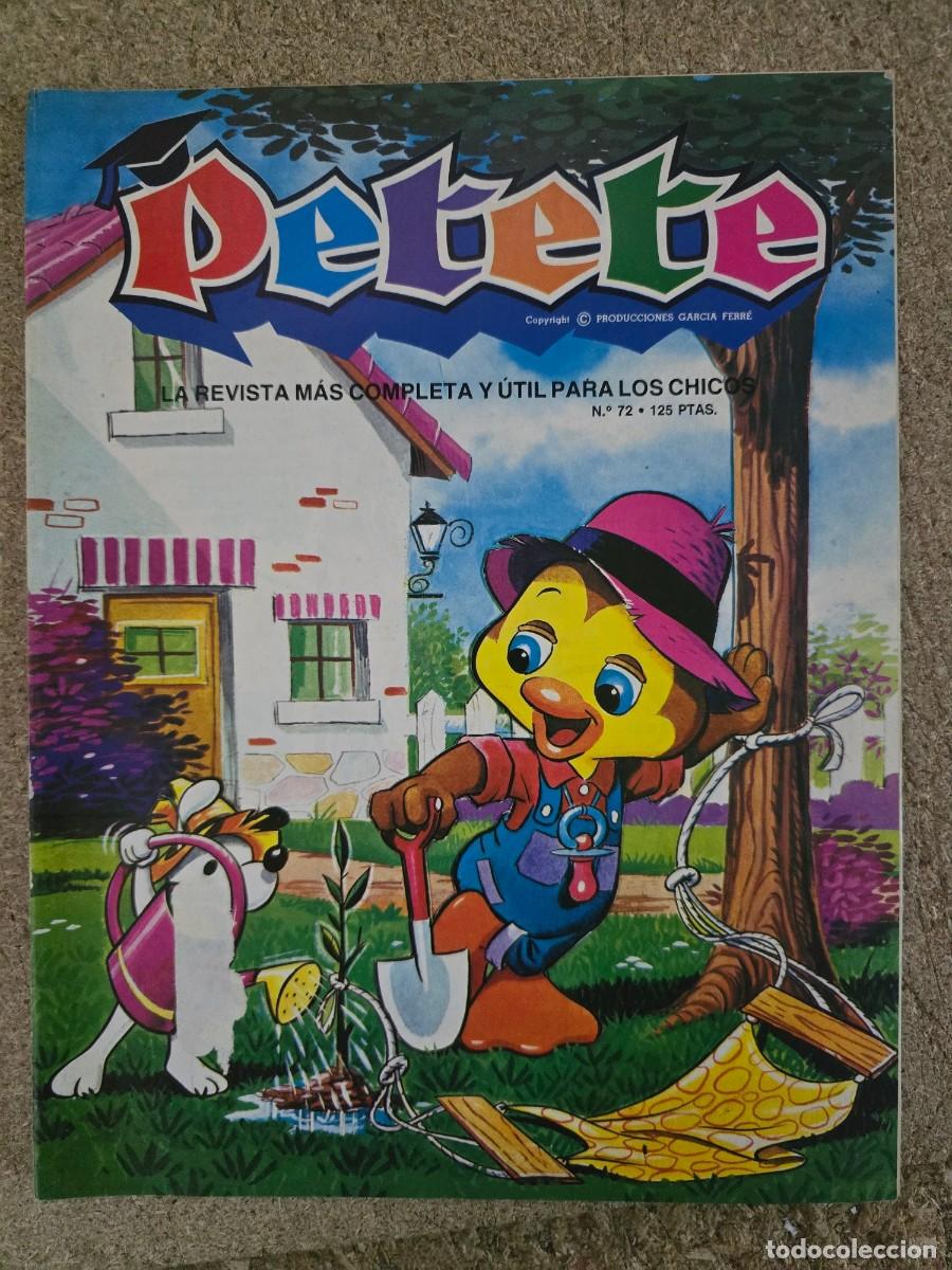 C&oacute;mics: Revista Petete 72.Editorial P.T.T.