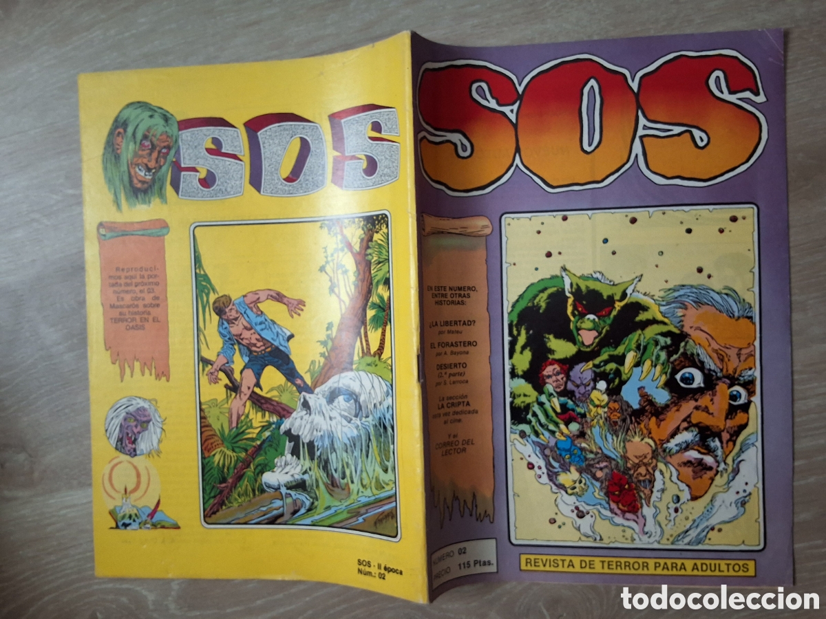 C&oacute;mics: Sos terror comic II epoca n&uacute;mero 2 a&ntilde;o 1984