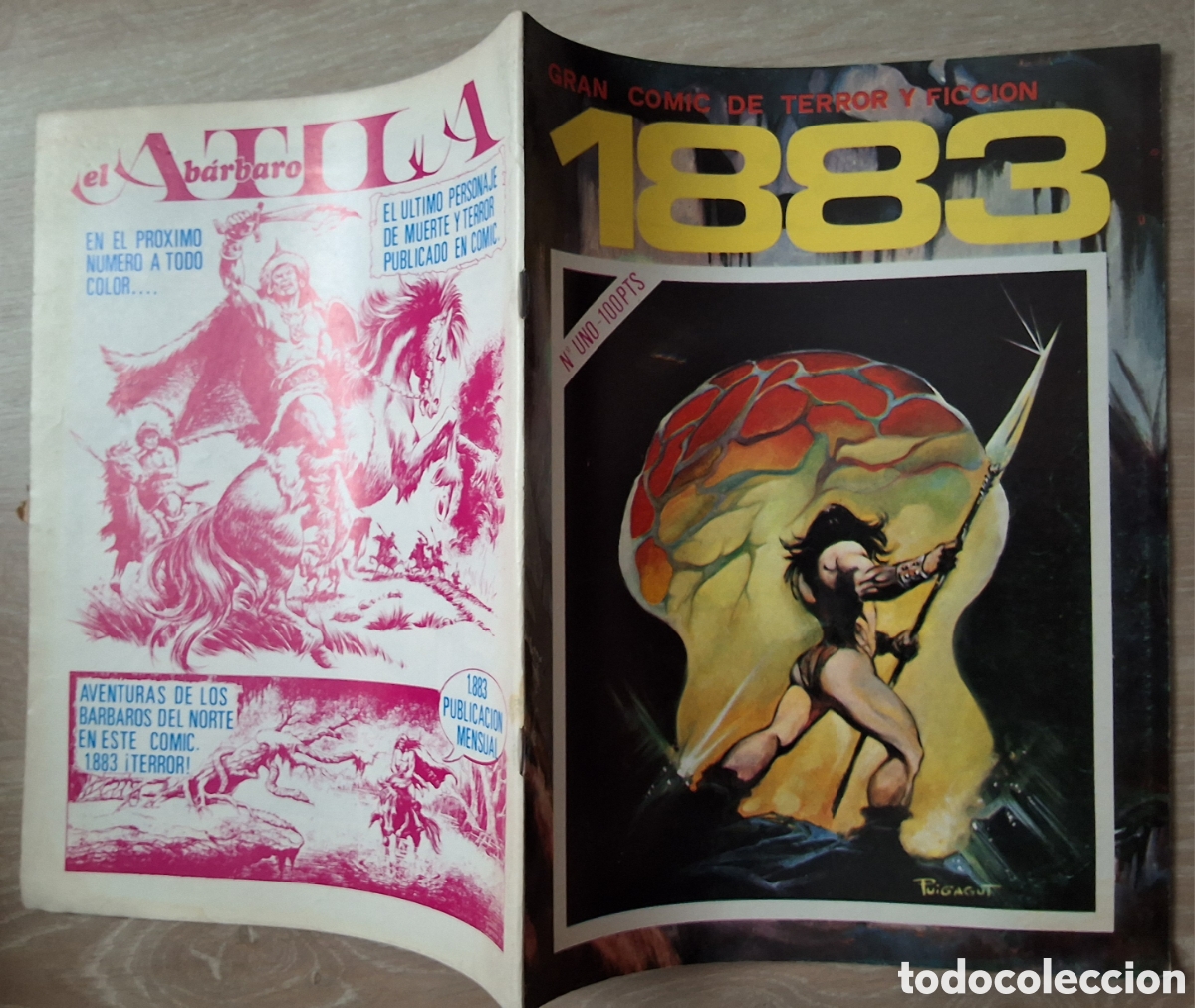 C&oacute;mics: 1883 comic terror y ficci&oacute;n n&uacute;mero 1 a&ntilde;o 1982 edita tiempo