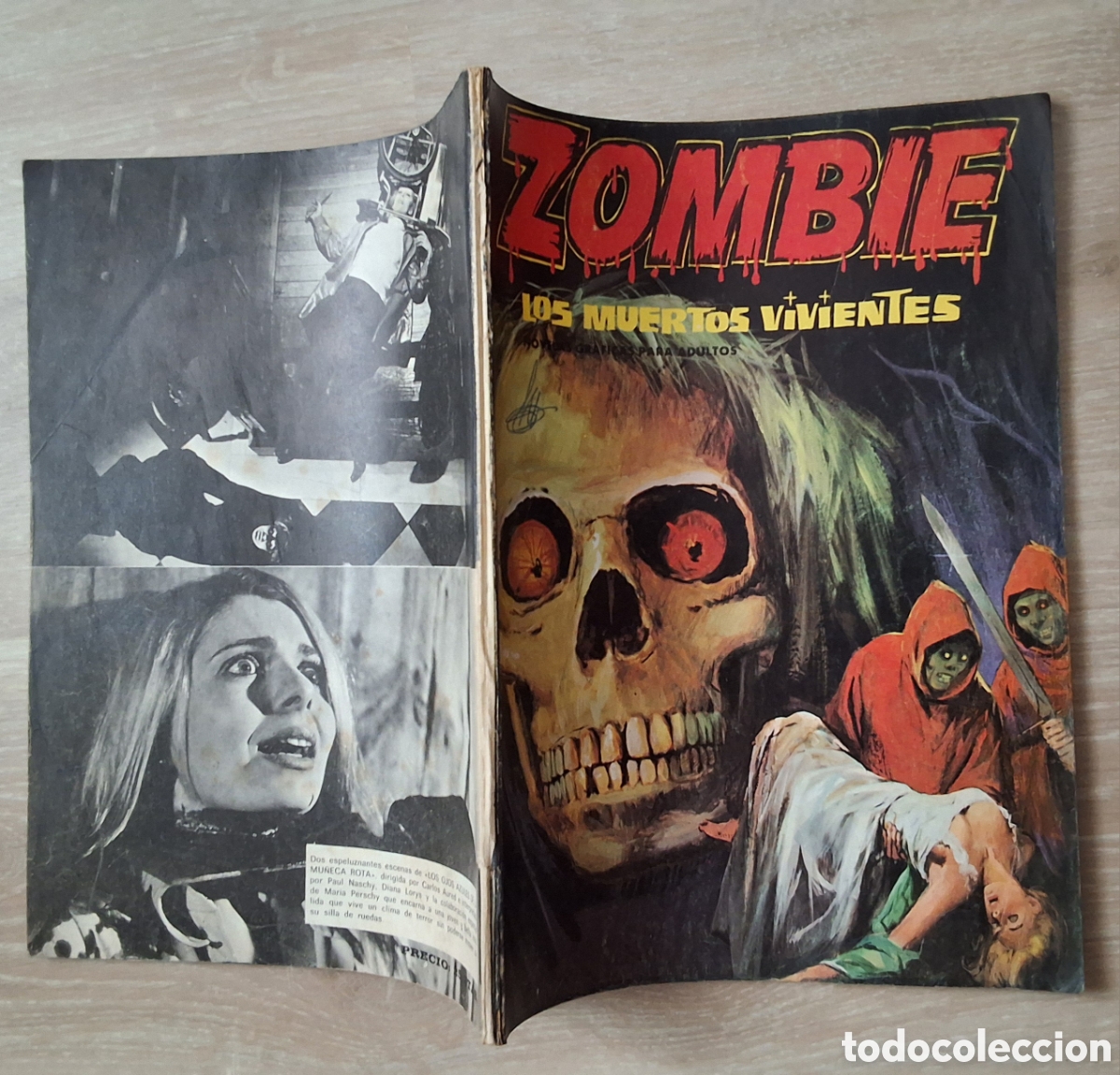 C&oacute;mics: Zombie los muertos vivientes comic novela gr&aacute;fica terror a&ntilde;o 1973 edita petronio