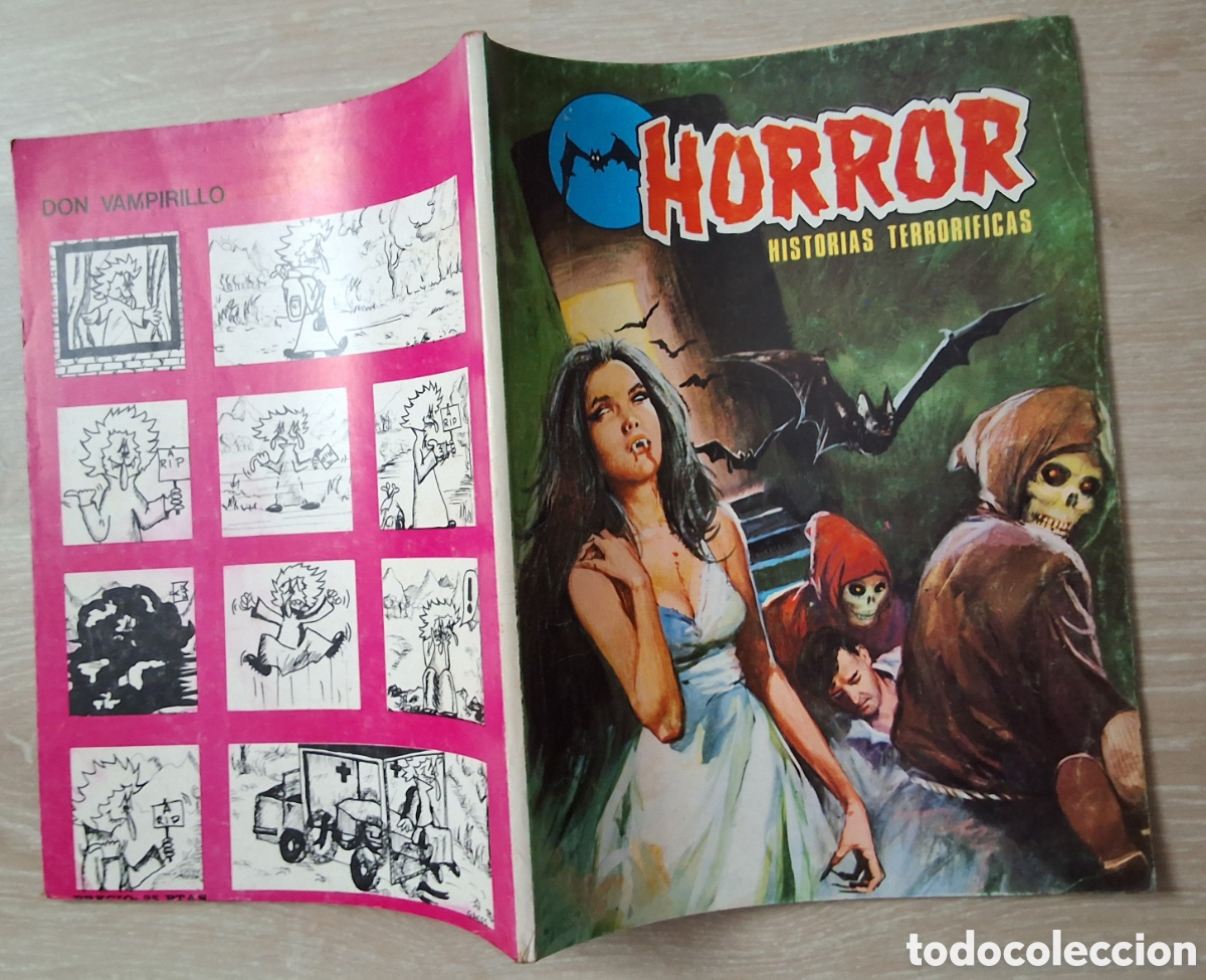 C&oacute;mics: Horror historias terrorificas comic a&ntilde;o 1973 edita producciones editoriales