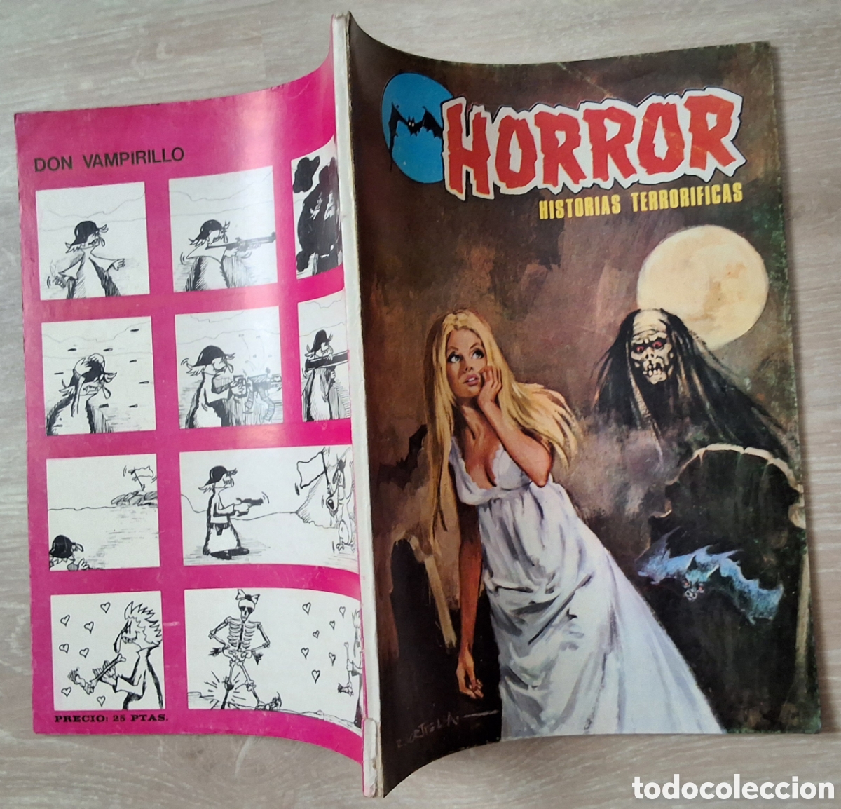 C&oacute;mics: Horror historias terrorificas comic a&ntilde;o 1973 edita producciones editoriales