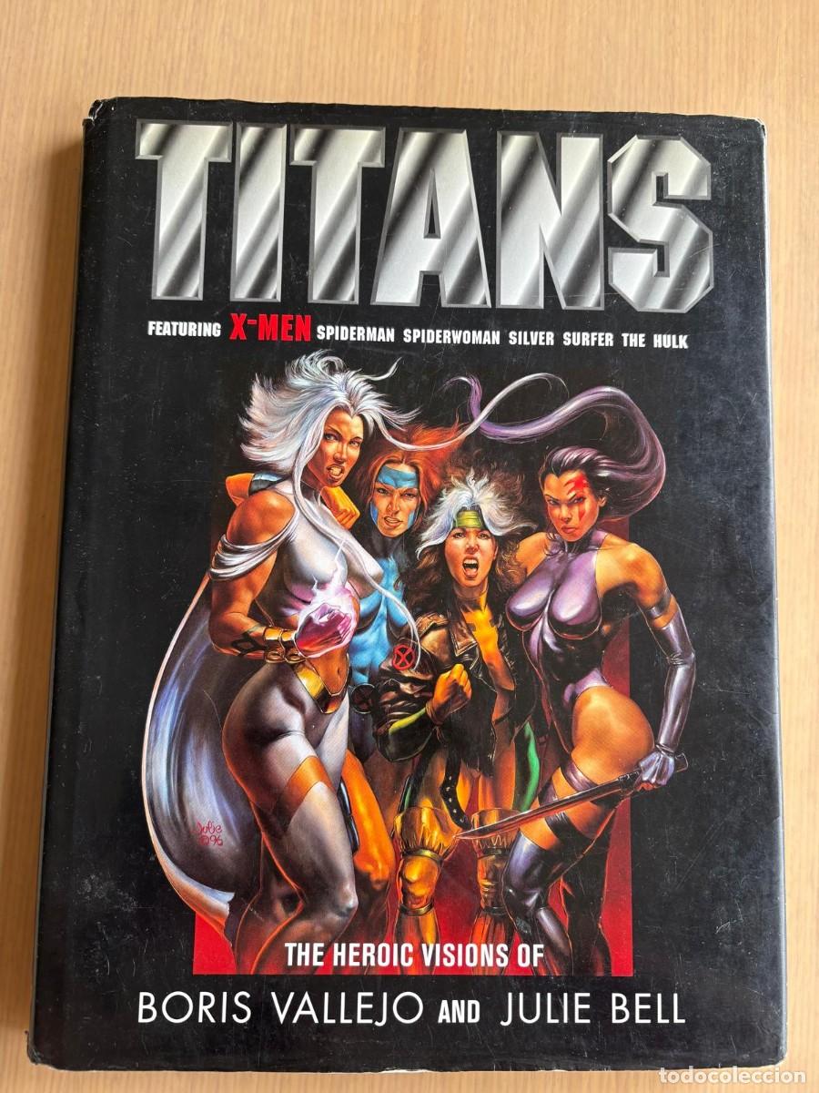 C&oacute;mics: Titans libro de boris vallejo de ilustraciones estado muy bueno