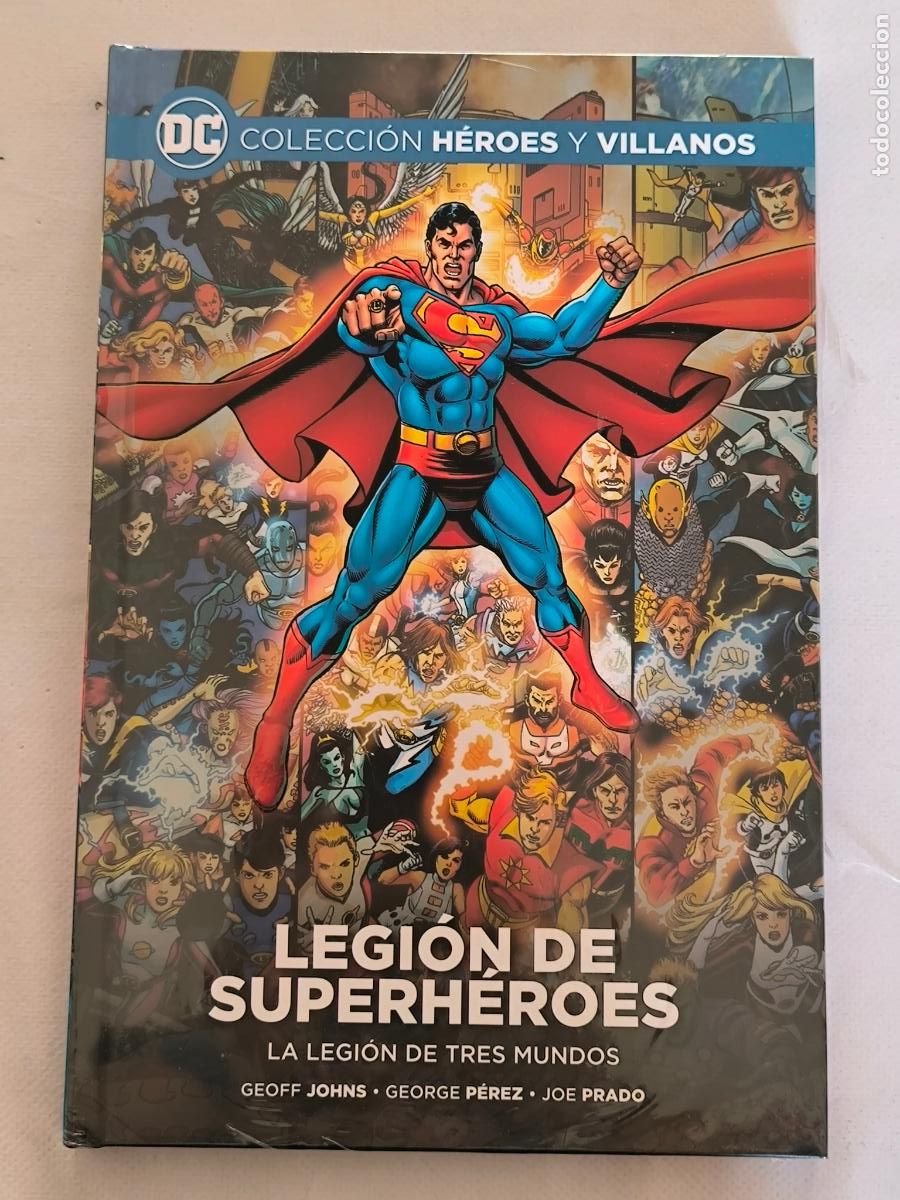 C&oacute;mics: LEGION DE SUPERHEROES - LA LEGION DE TRES MUNDOS - ECC - TAPA DURA - NUEVO, PRECINTADO (356A#w)