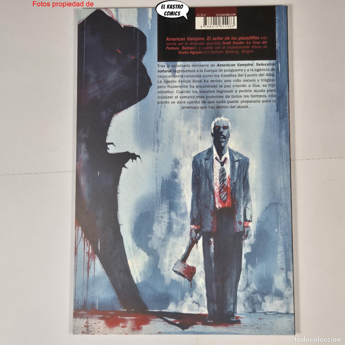 C&oacute;mics: American Vampire, Especial, El se&ntilde;or de las pesadillas, ed ECC Vertigo - Foto 3