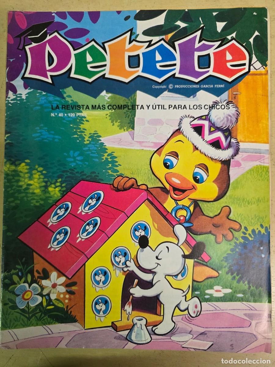 C&oacute;mics: Revista Petete 40.Editorial P.T.T.