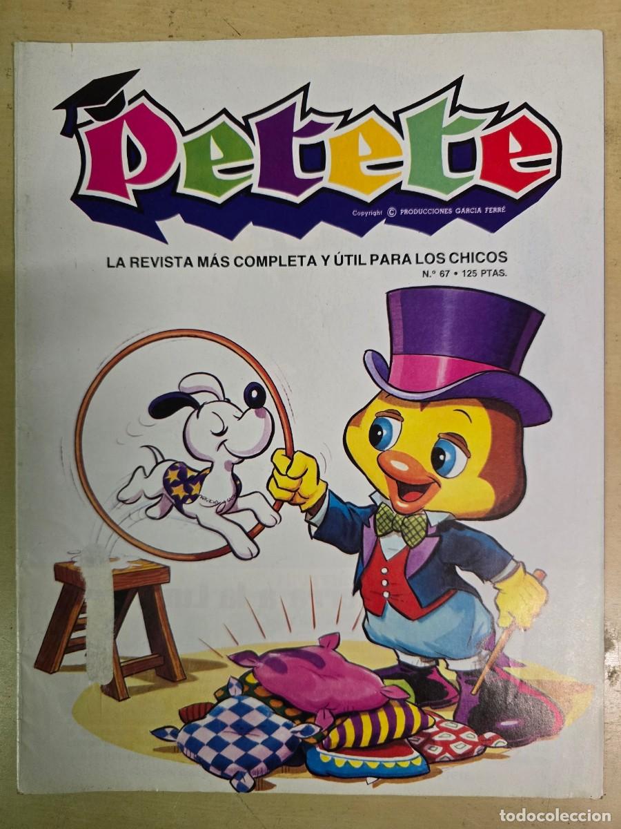 C&oacute;mics: Revista Petete 67.Editorial P.T.T.