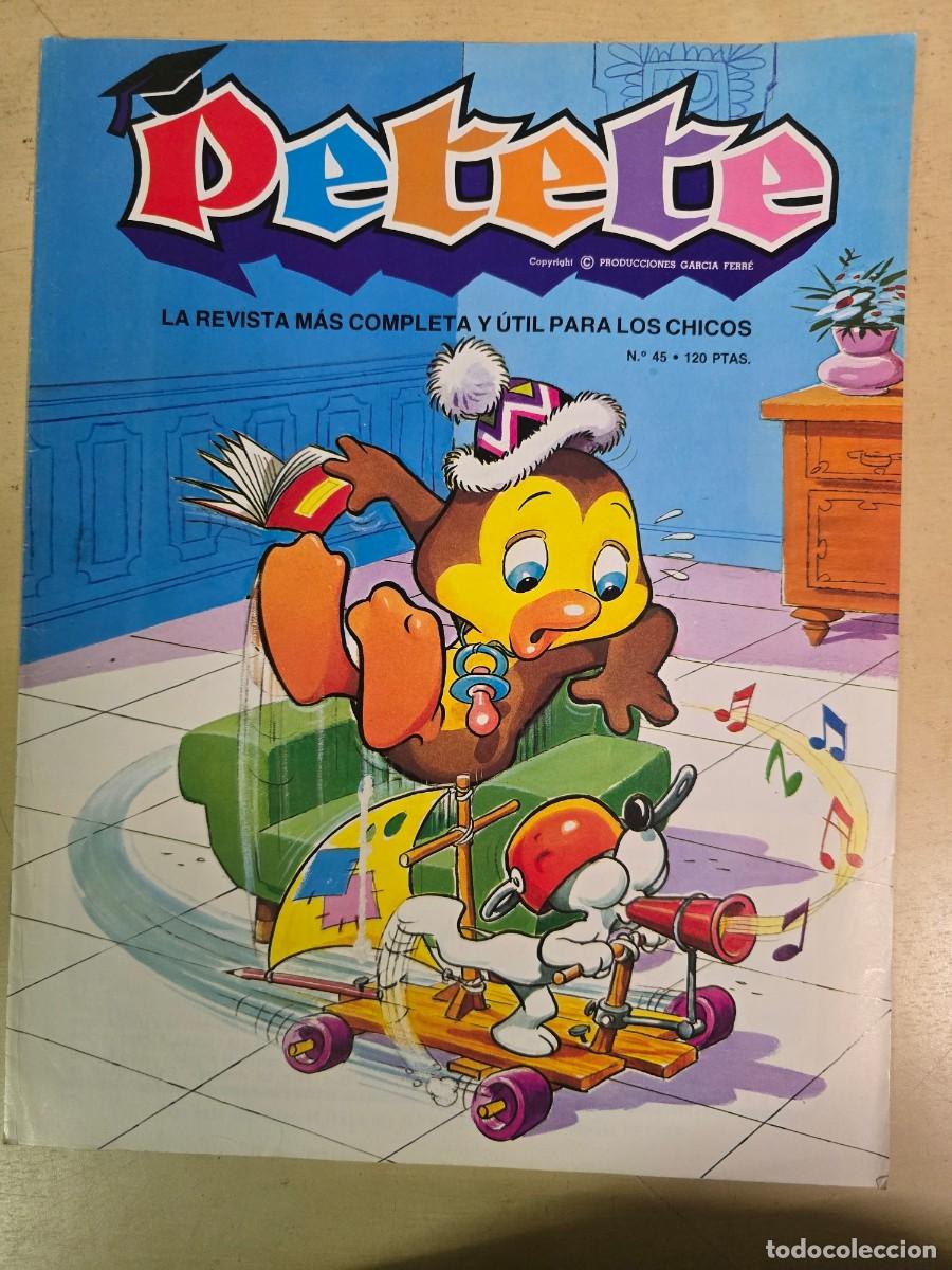 C&oacute;mics: Revista Petete 45.Editorial P.T.T.