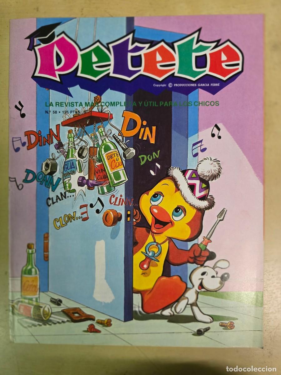 C&oacute;mics: Revista Petete 58.Editorial P.T.T.