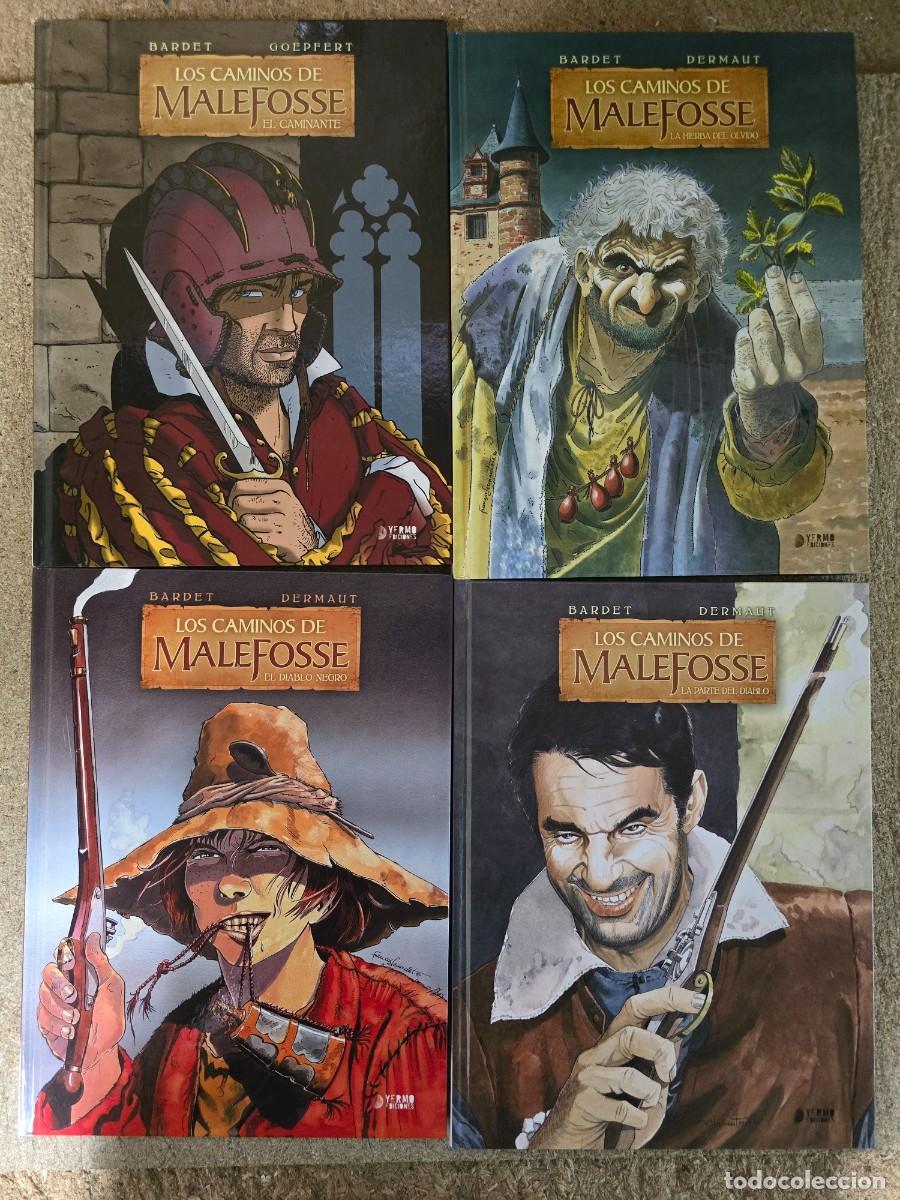 C&oacute;mics: Los Caminos de Malefosse.Completa 4 Tomos.Yermo Ediciones - Foto 1