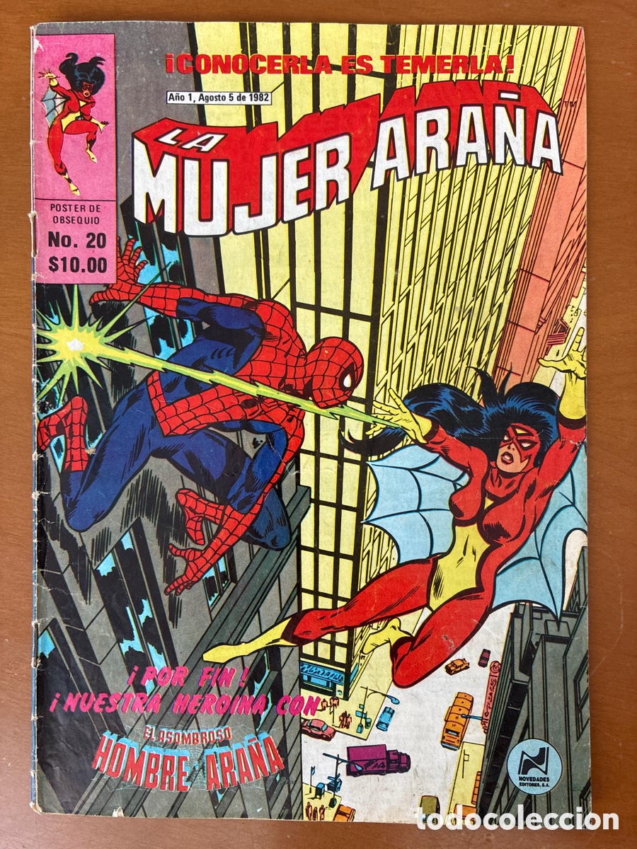 C&oacute;mics: LA MUJER ARA&Ntilde;A. N&Uacute;MERO 20. Ed. Novedades. M&eacute;xico. DIFICIL.