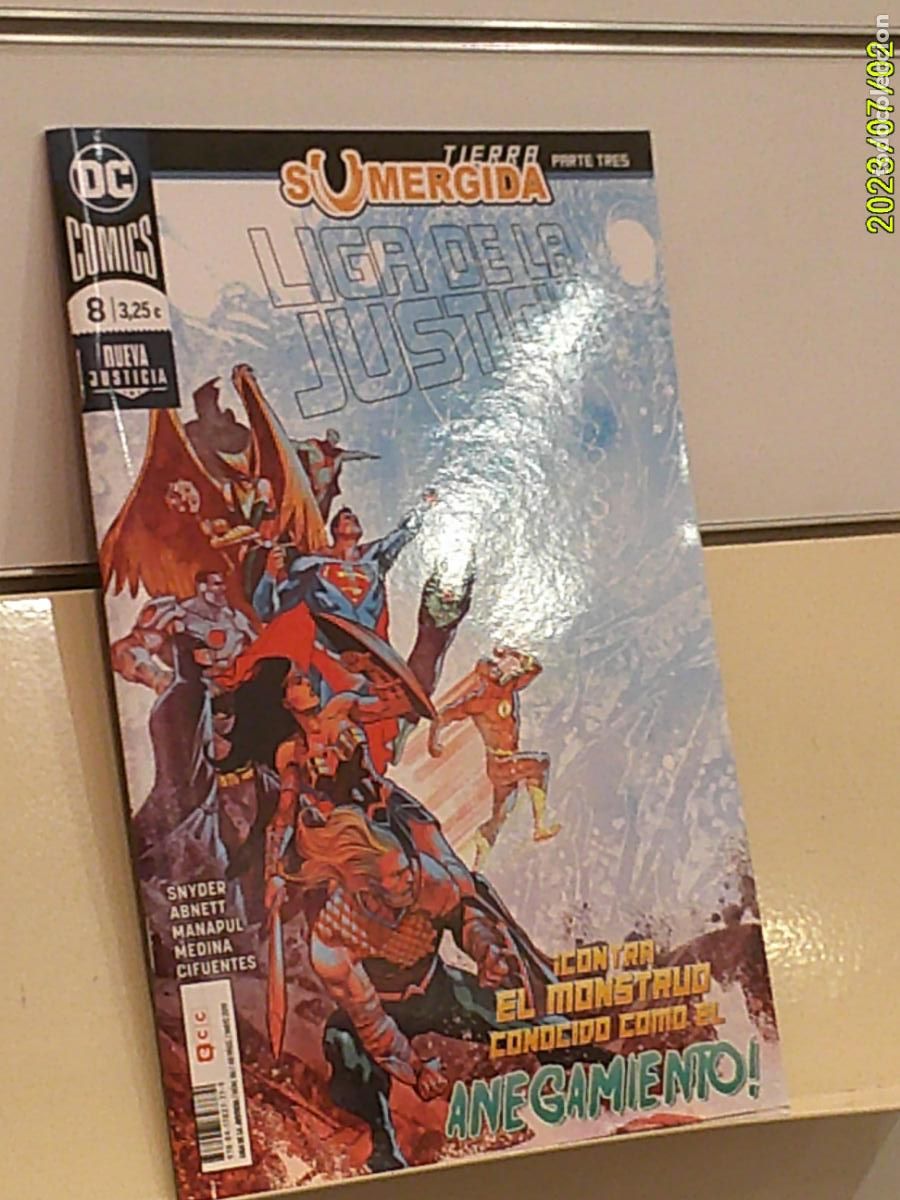 C&oacute;mics: LIGA DE LA JUSTICIA N&ordm; 8-86 MAYO 2019 TIERRA SUMERGIDA PARTE 3 DC - ECC