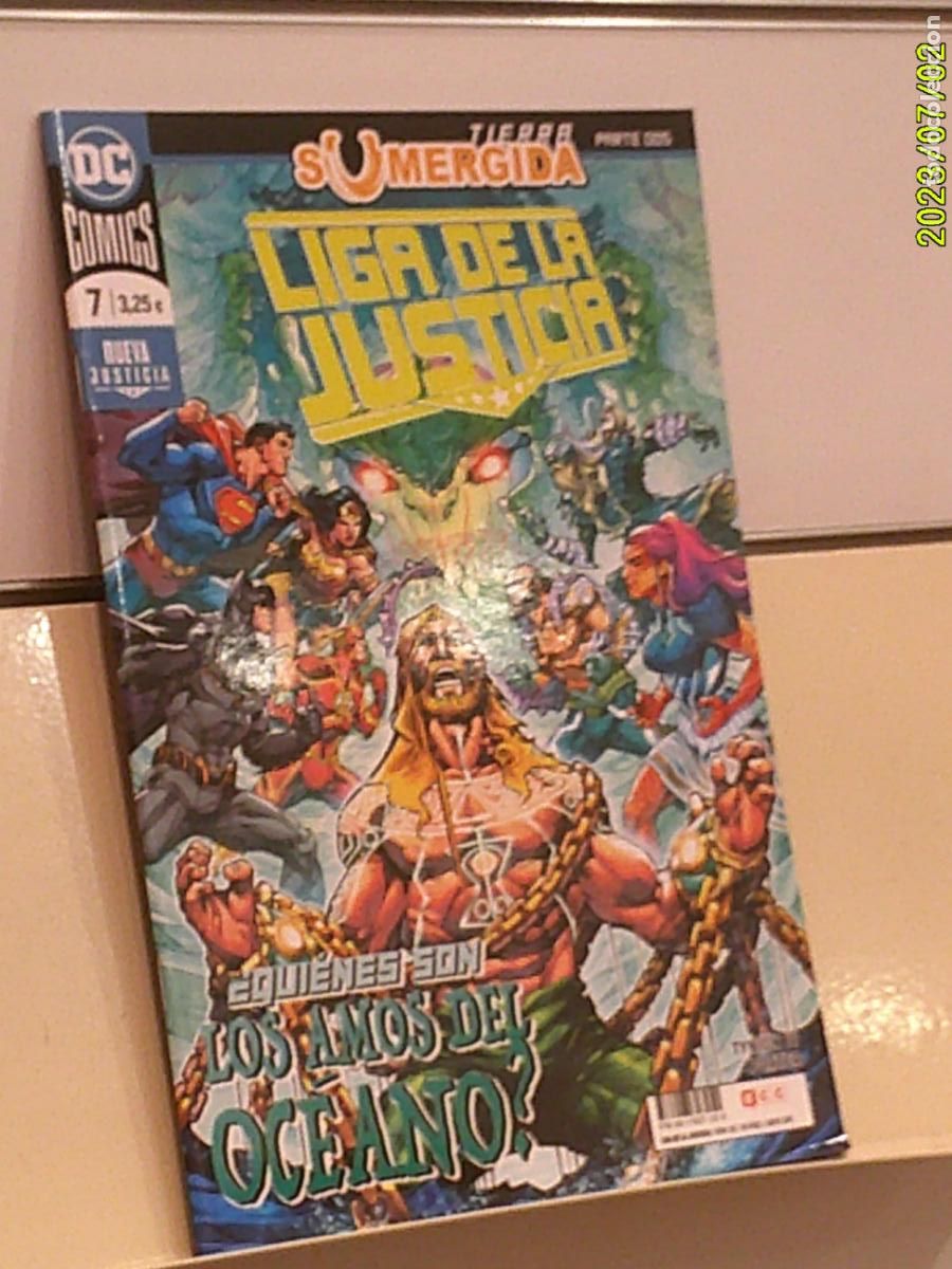 C&oacute;mics: LIGA DE LA JUSTICIA N&ordm; 7-85 MAYO 2019 TIERRA SUMERGIDA PARTE 2 DC - ECC