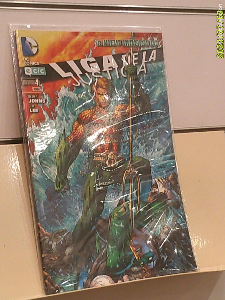C&oacute;mics: NUEVO UNIVERSO DC LIGA DE LA JUSTICIA N&ordm; 4 GEOFF JOHNS - ECC