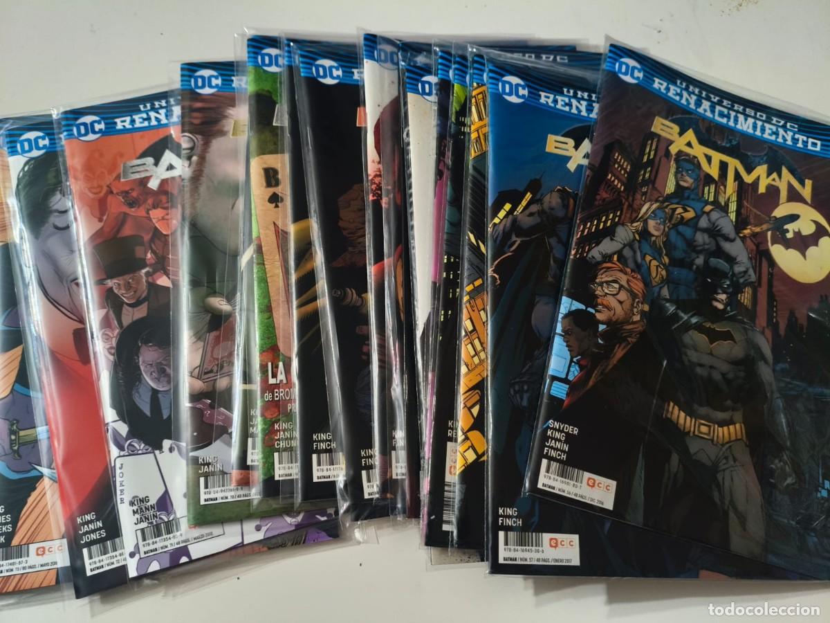 C&oacute;mics: BATMAN RENACIMIENTO lote n1s 56-92 (/1-37) ECC etapa TOM KING FINCH JANIN GERARDS JONES