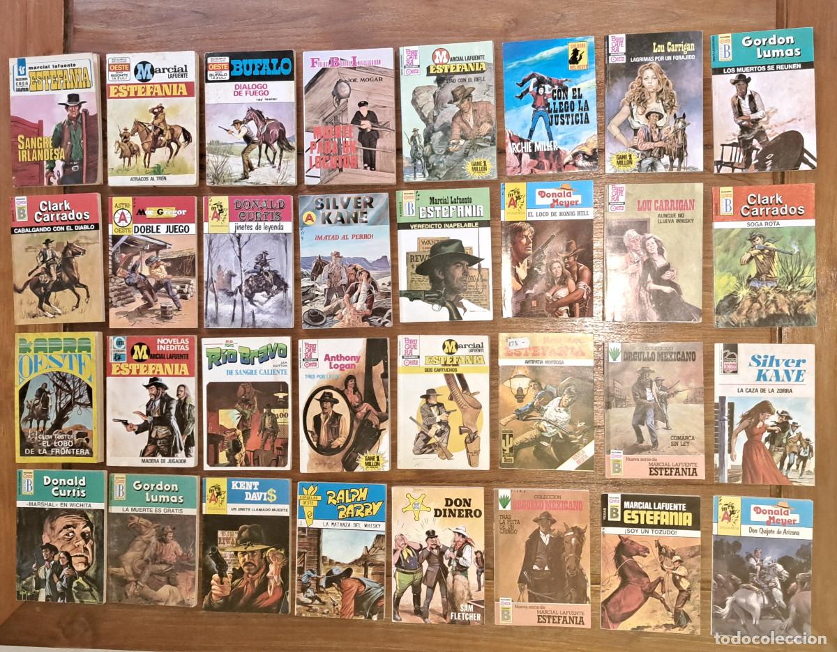C&oacute;mics: LOTE DE 30 NOVELAS DEL OESTE - + 10 de REGALO - MARCIAL LAFUENTE ESTEFANIA / SILVER KANE y OTROS
