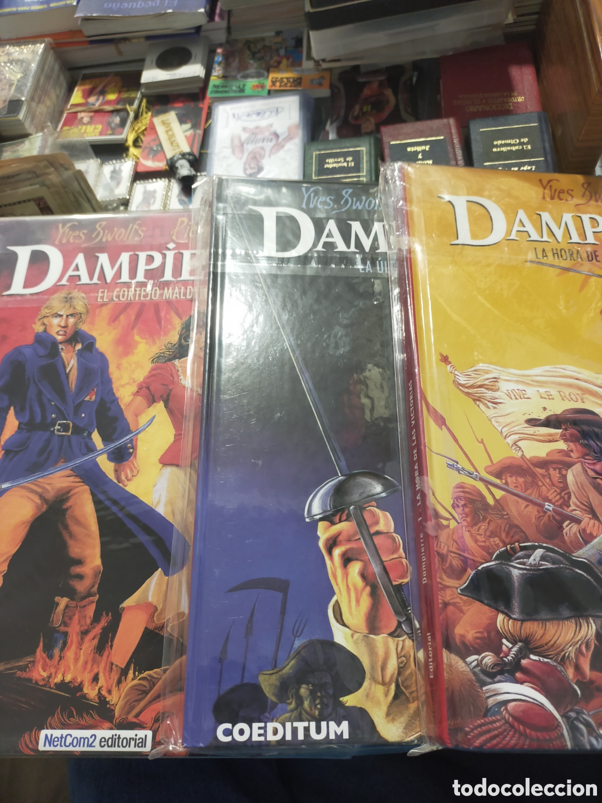C&oacute;mics: DAMPIERRE COMPLETA INTEGRAL 1-2-3 TAPA DURA NUEVOS