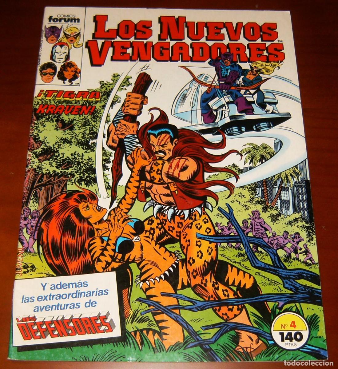 Comics: LOS NUEVOS VENGADORES . Vol.1 . N&uacute;mero 4 . FORUM