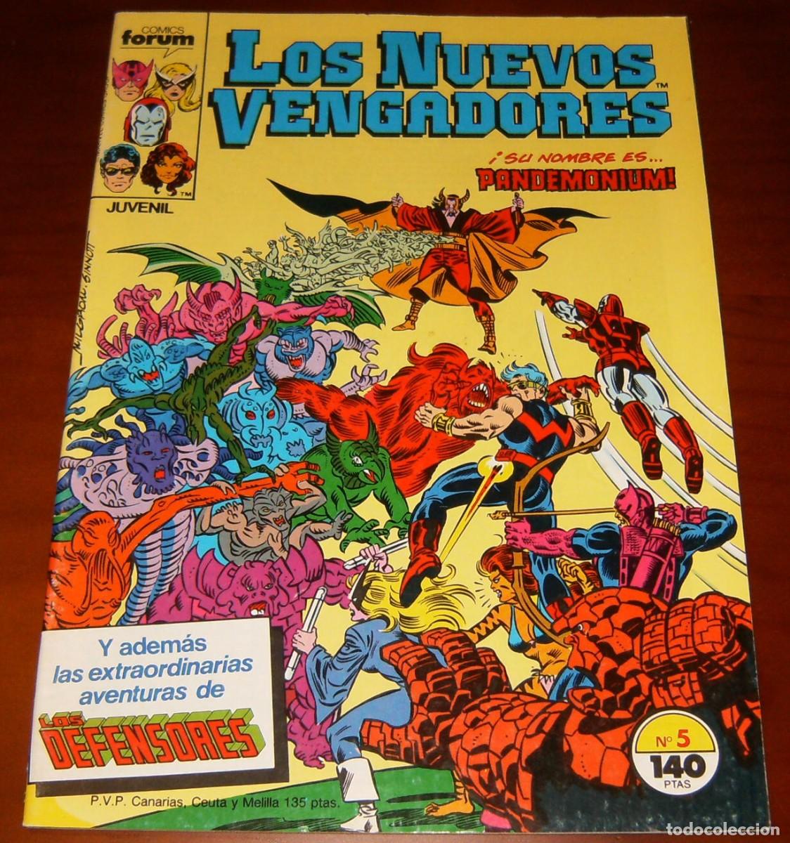 Comics: LOS NUEVOS VENGADORES . Vol.1 . N&uacute;mero 5 . FORUM