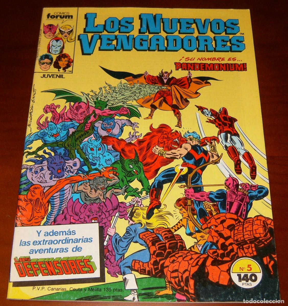 Comics: LOS NUEVOS VENGADORES . Vol.1 . N&uacute;mero 5 . FORUM