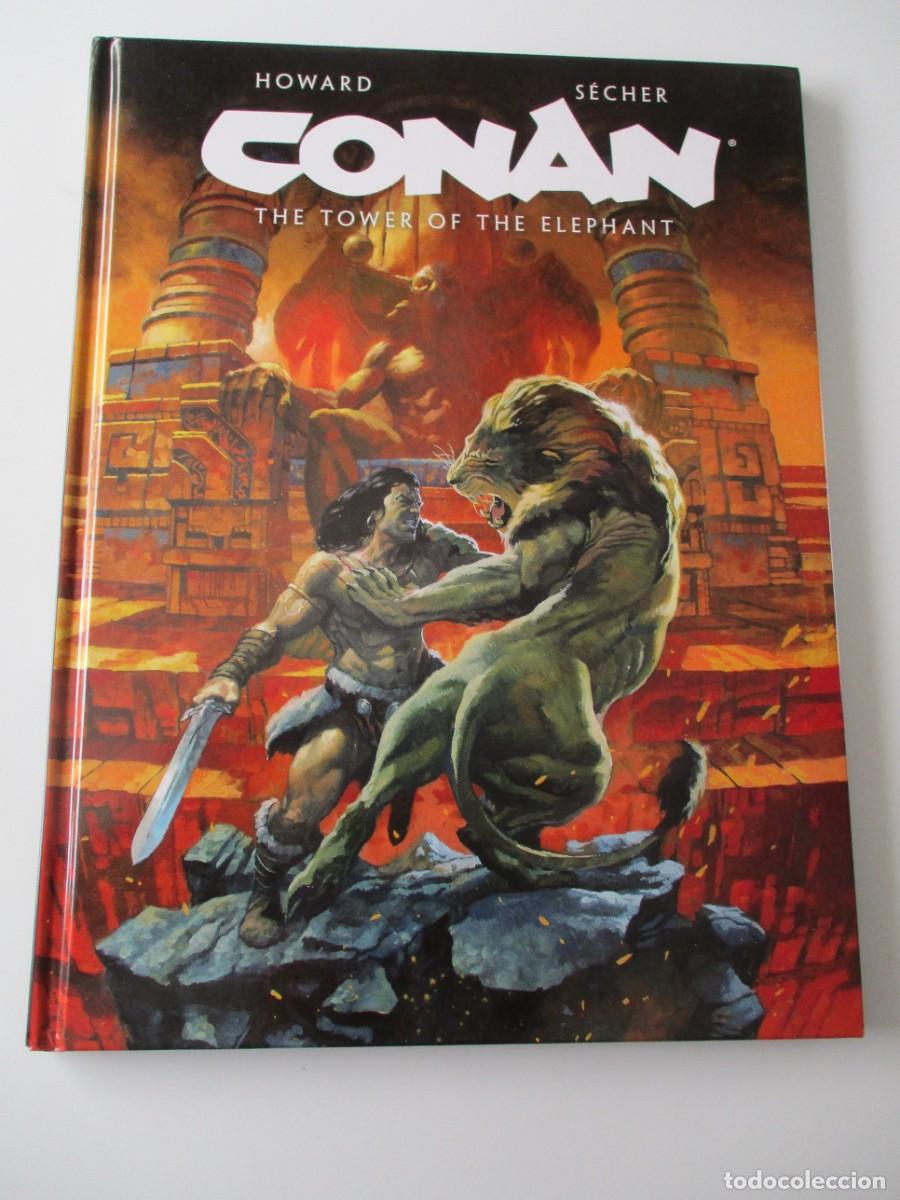C&oacute;mics: CONAN ILLUSTRATED THE TOWER OF THE ELEPHANT HARDCOVER Robert E Howard (56 Pages)